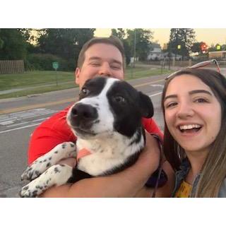 Quarantine walks with a puppy! Mitchell's 26th birthday, June 2020