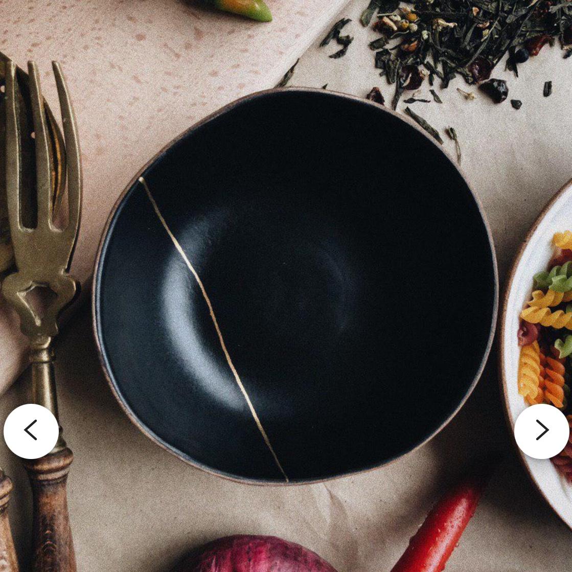 Set of 2 - Edgy Dinner Bowls