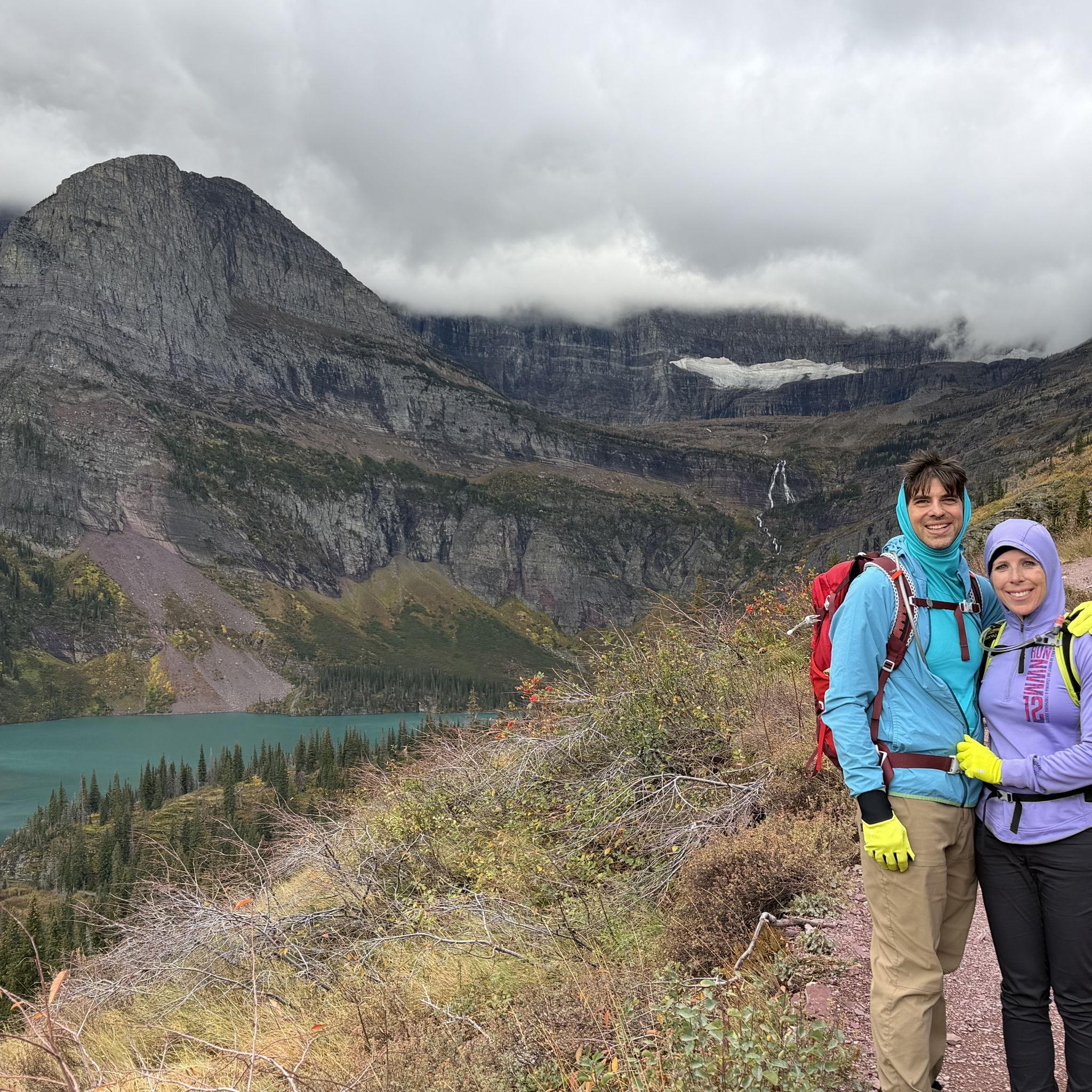 Hiking to Grinnell Glacier in Glacier National Park
