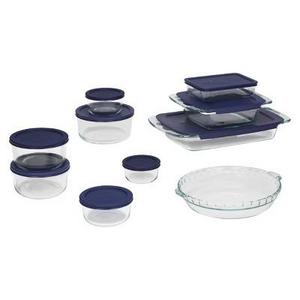 Product description page - Pyrex 19 Piece Bake and Store Set Clear