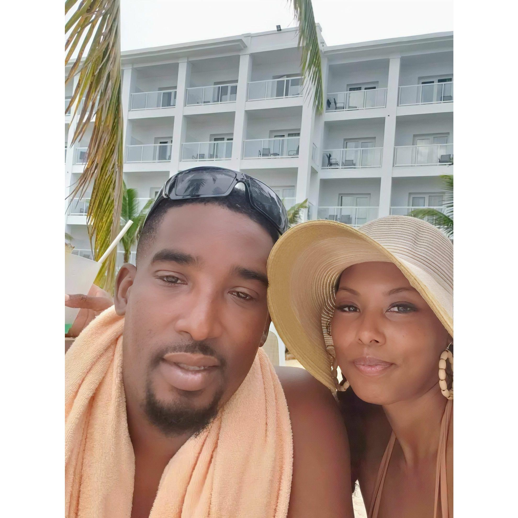 Our fist trip out the country was to Jamaica...it was amazing!