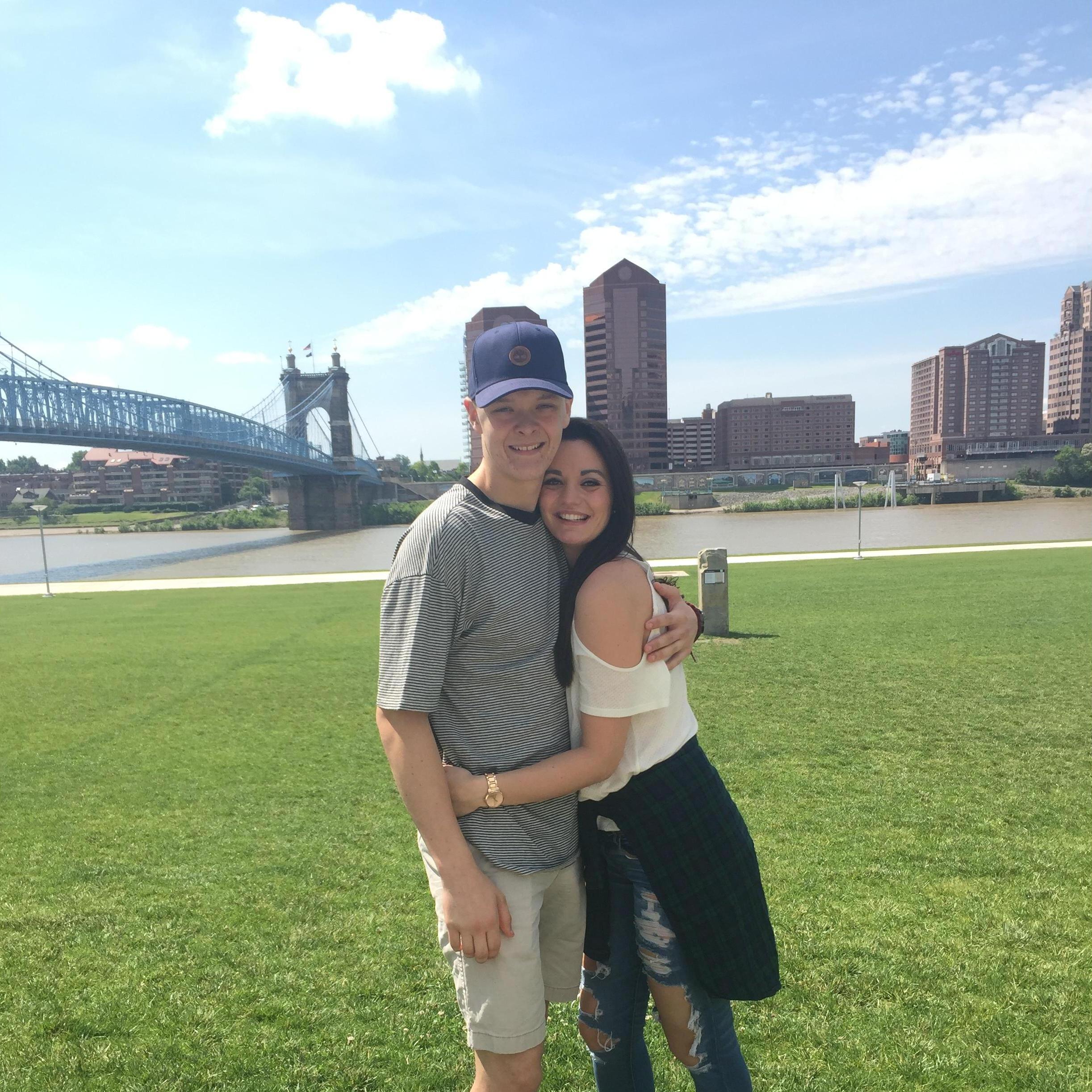Brandon’s first time in Cincinnati