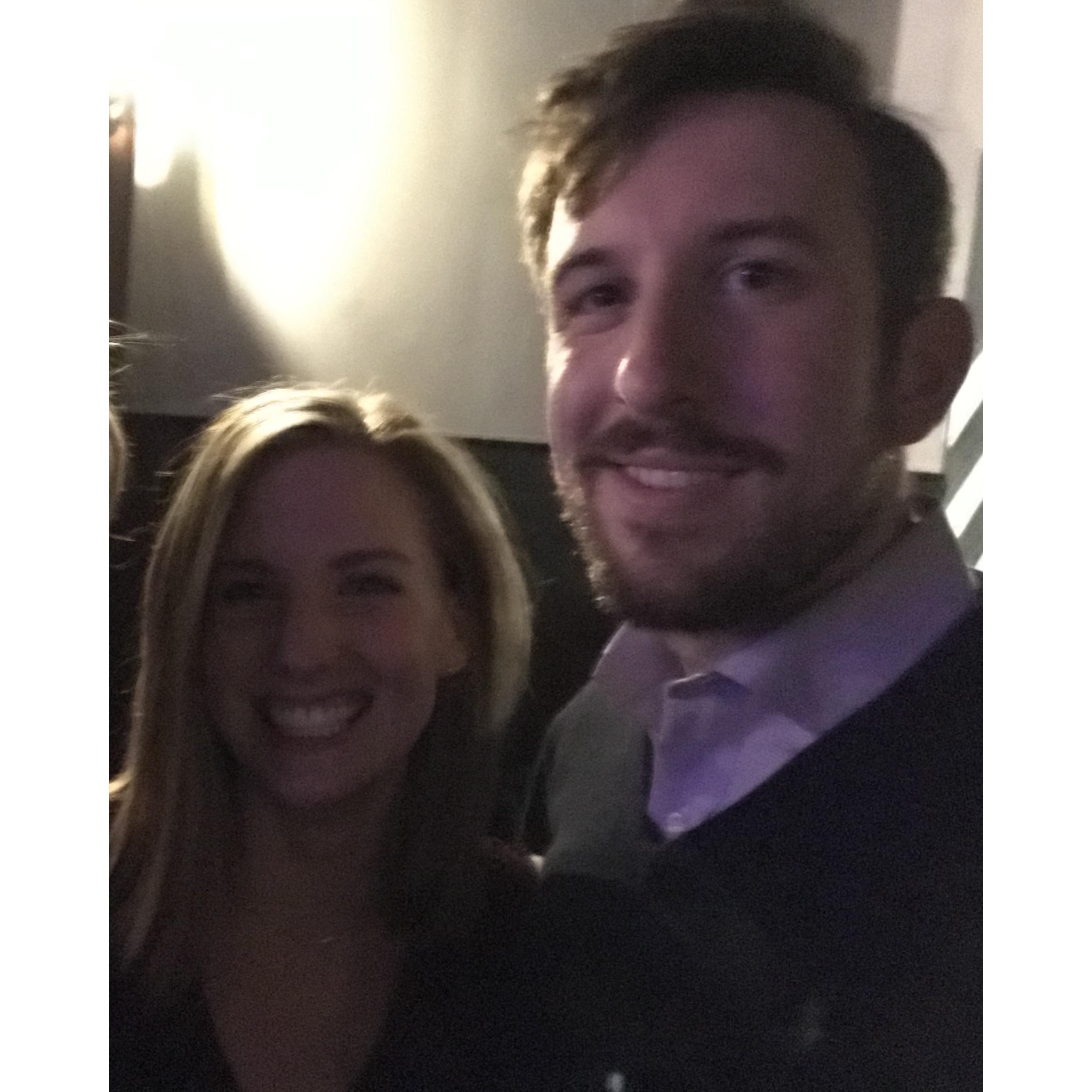 Reunited back in Boston after 5 years! Matt was panicking if this was also a "date" or not.
