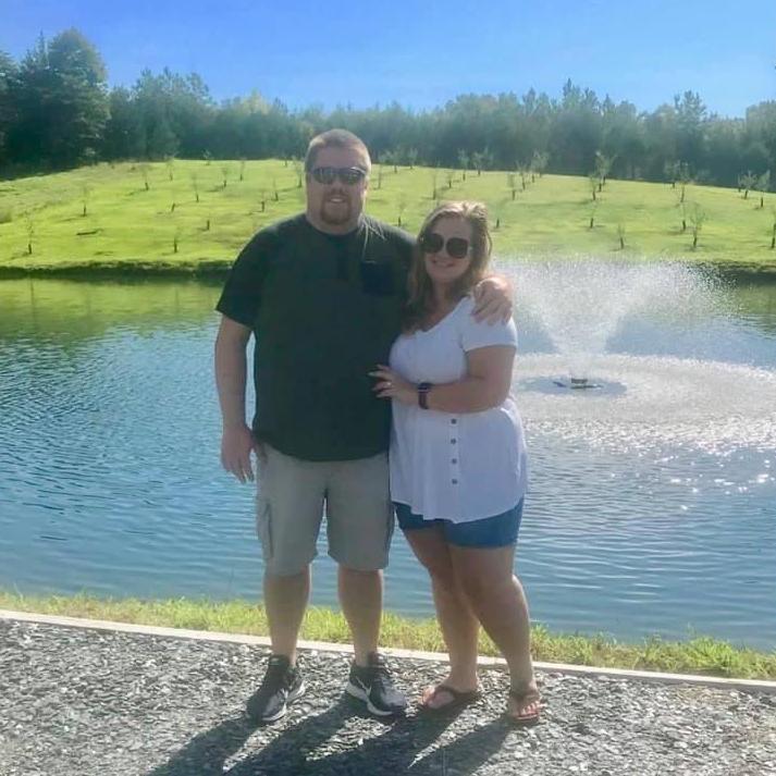 Wedding venue shopping was exhausting but we knew when the shoe fit! Look at that view