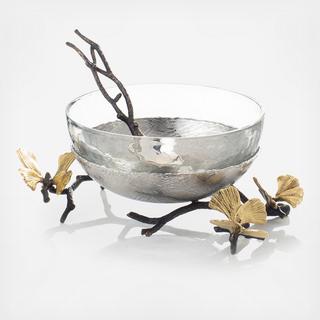 Butterfly Ginkgo Nut Dish with Spoon