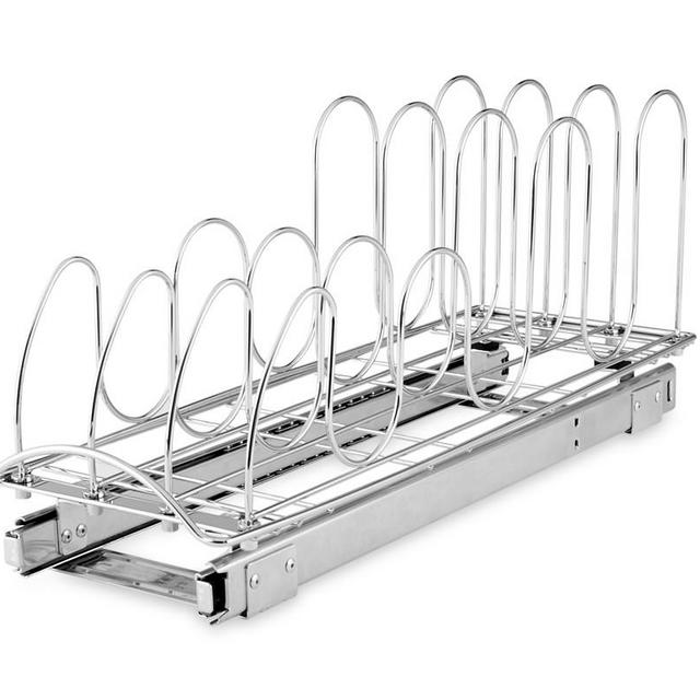 Roll-Out Lid and Tray Organizer