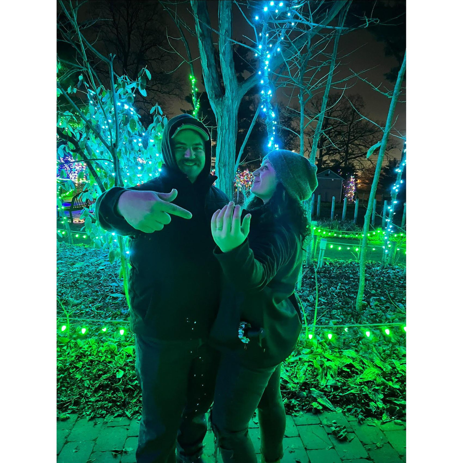 Went to the zoo had to flex the ring!
