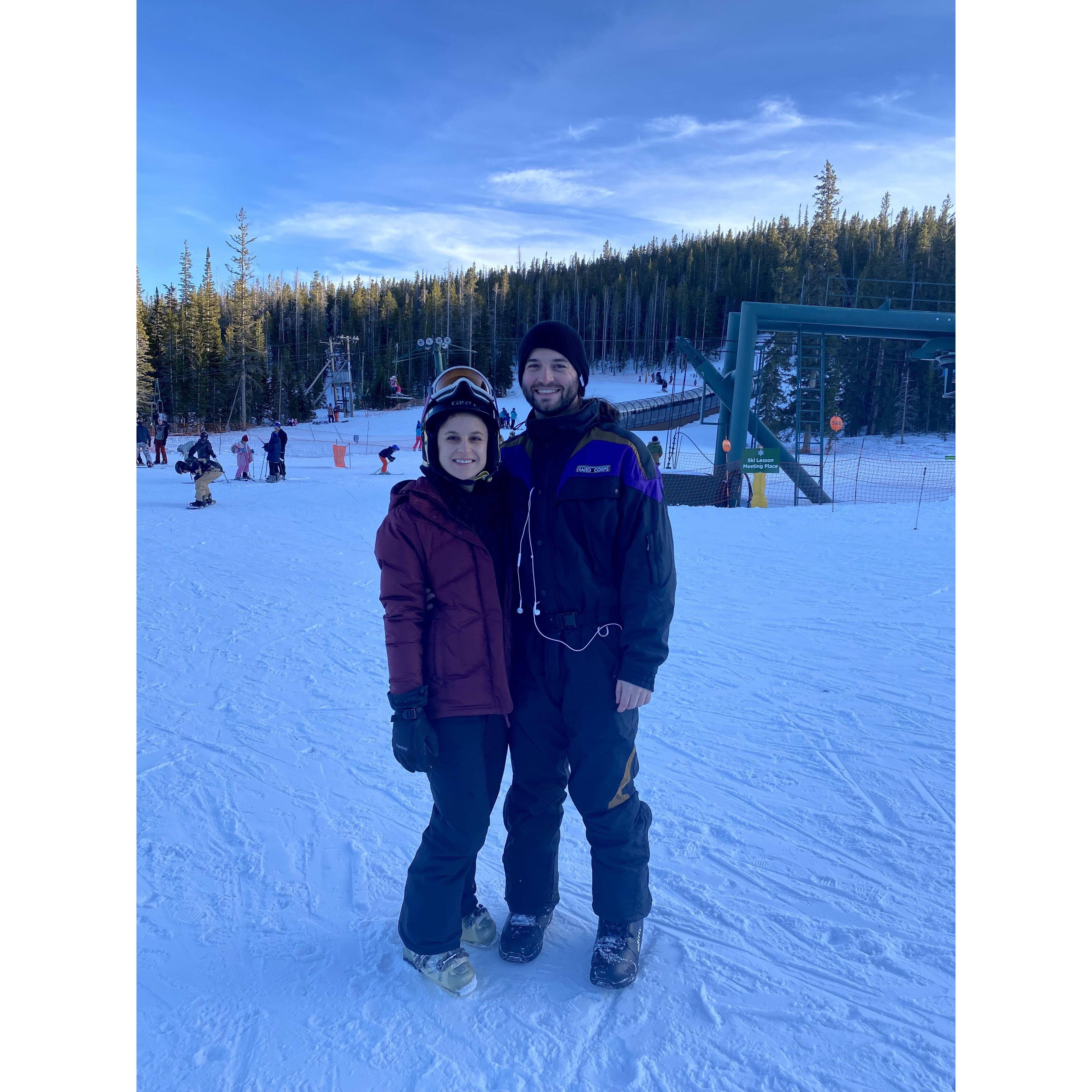 Snowboarding trip to Snowy Range Ski Area, Wyoming