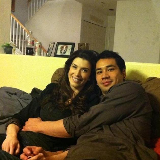 At the first place we lived together.