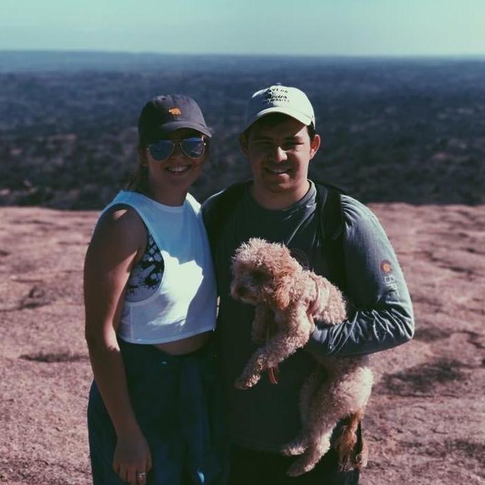 Enchanted Rock with our pup