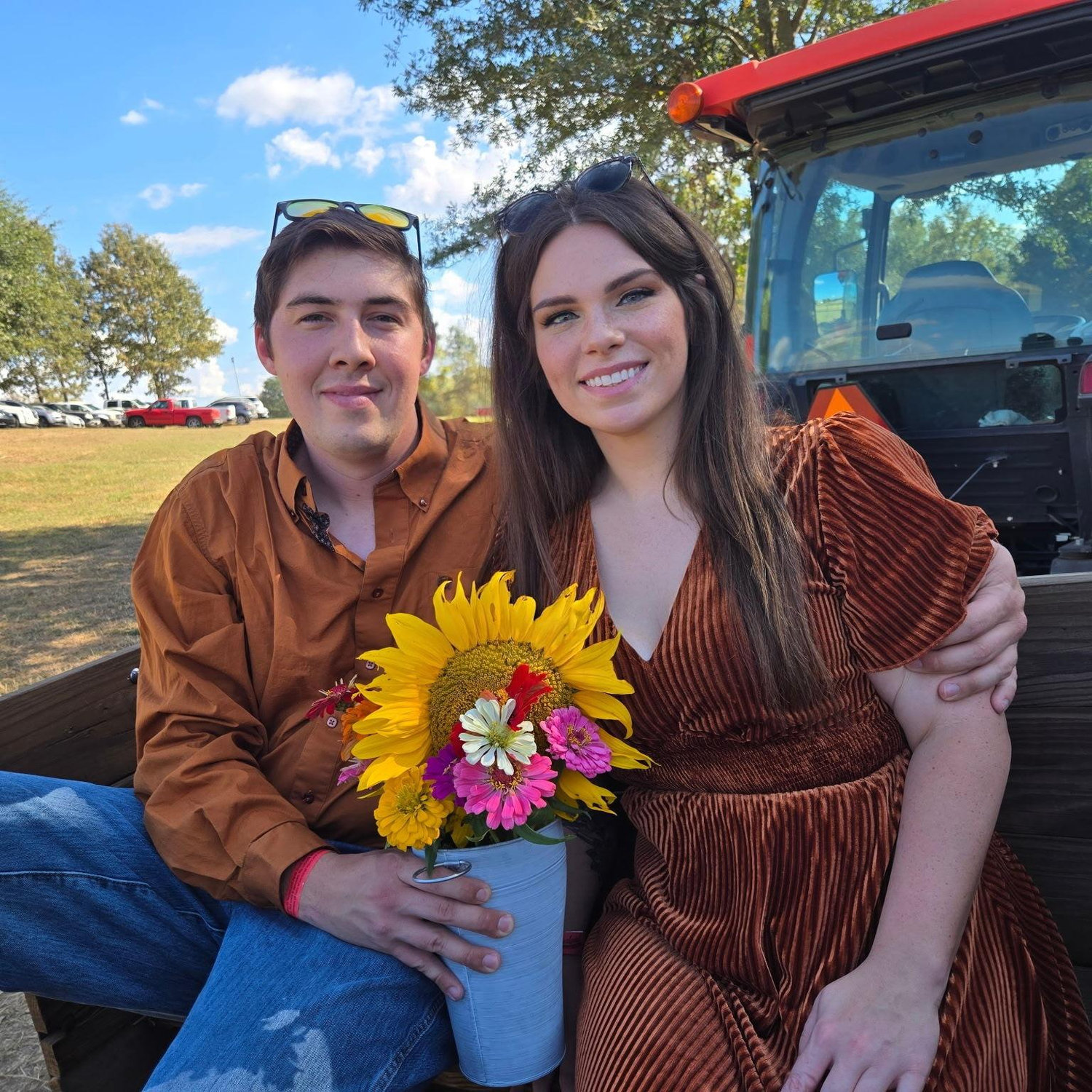At the Yesterland Farm Fall Festival, it was so hot that day!