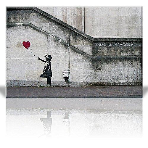 wall26 - There is Always Hope Banksy Street Art - Canvas Art Wall Decor -32"x48"