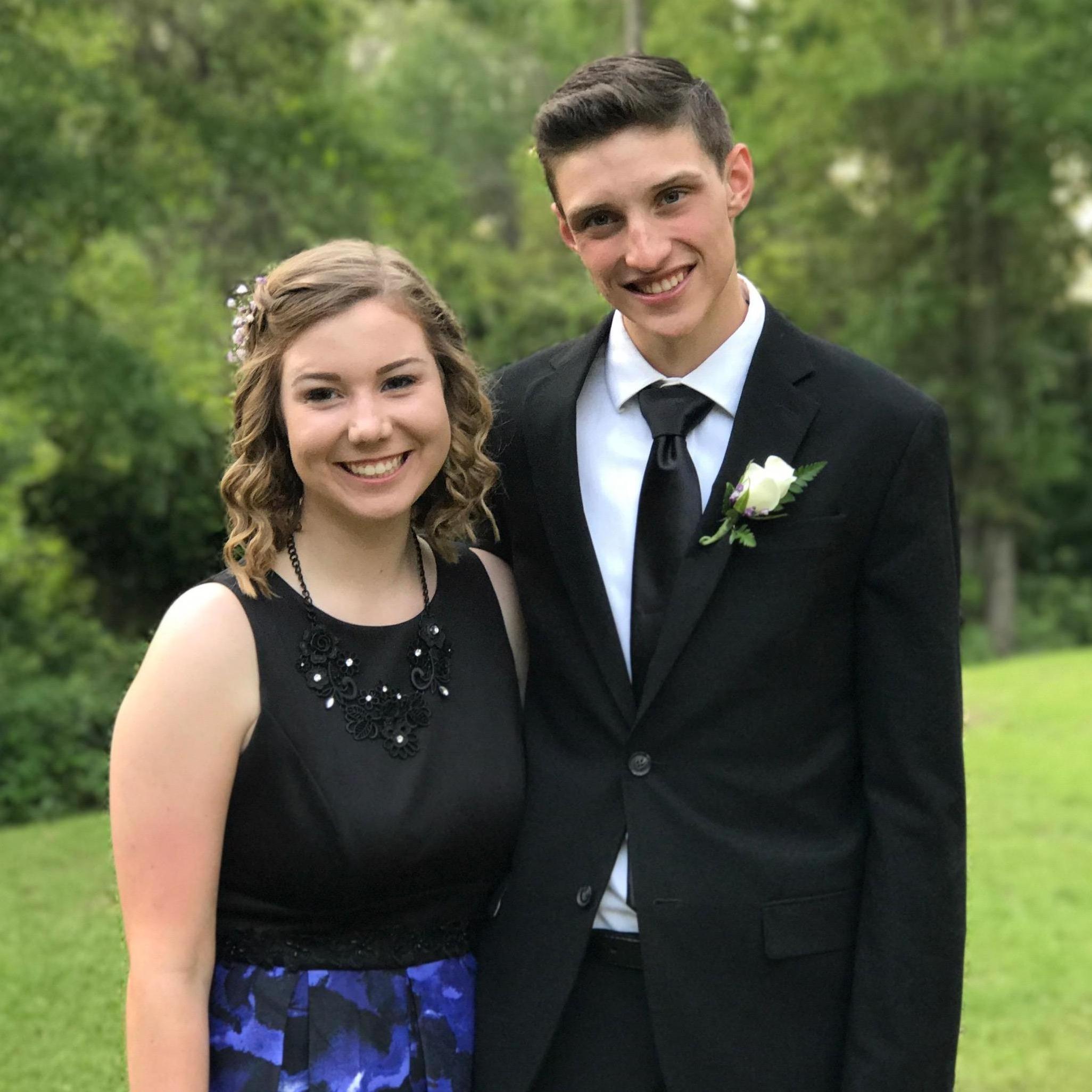 One of the formal banquets we went to together