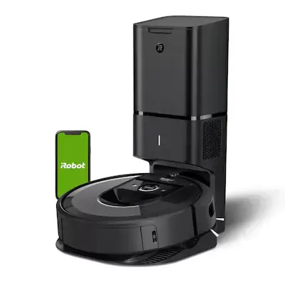 iRobot Roomba i7+ 7550 Black Auto Charging Robotic Vacuum with Automatic Dirt Disposal