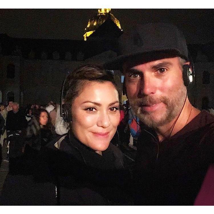 In Paris, Watching the Les Invalides Nightime Light Show