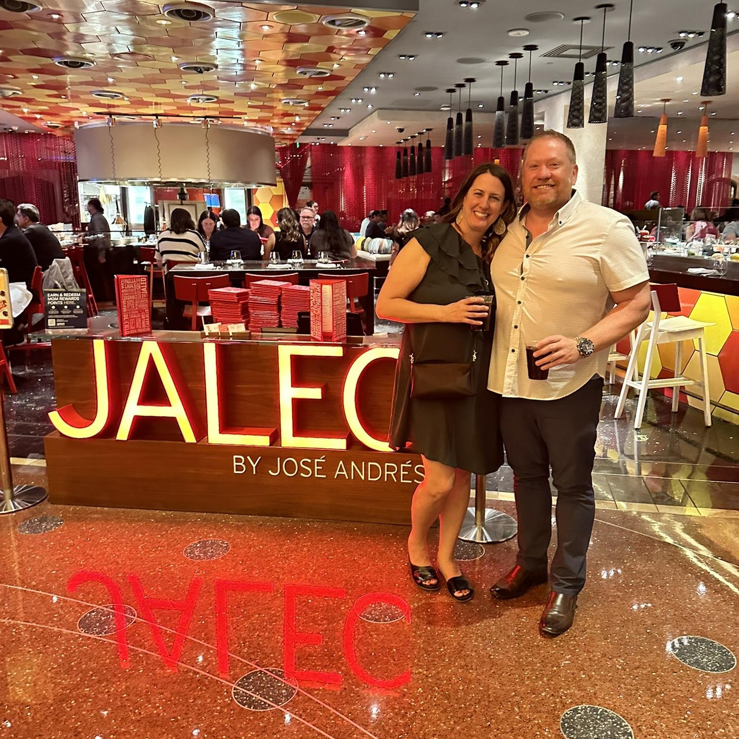 Amazing dinner in Vegas
