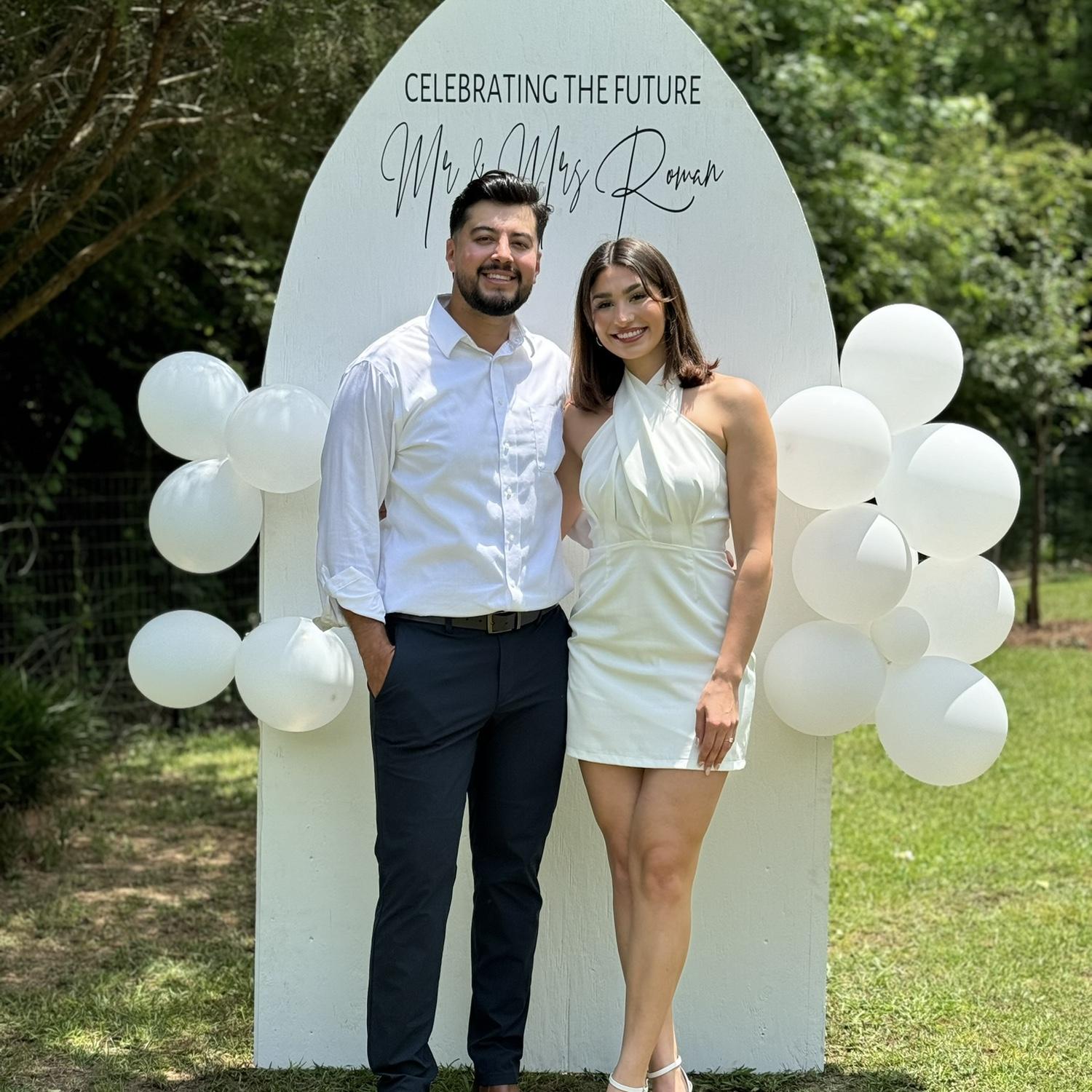 Celebrating our engagement with our family and friends. The most special day seeing everyone together 🥹