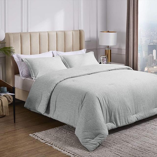 Bedsure Queen Comforter Set, Bed Comforter Queen Set, Green Comforter Queen Set, Cationic Dyeing Queen Comforter with Pillow Shams(Queen/Full, 88x88 inches, 3 Pieces)