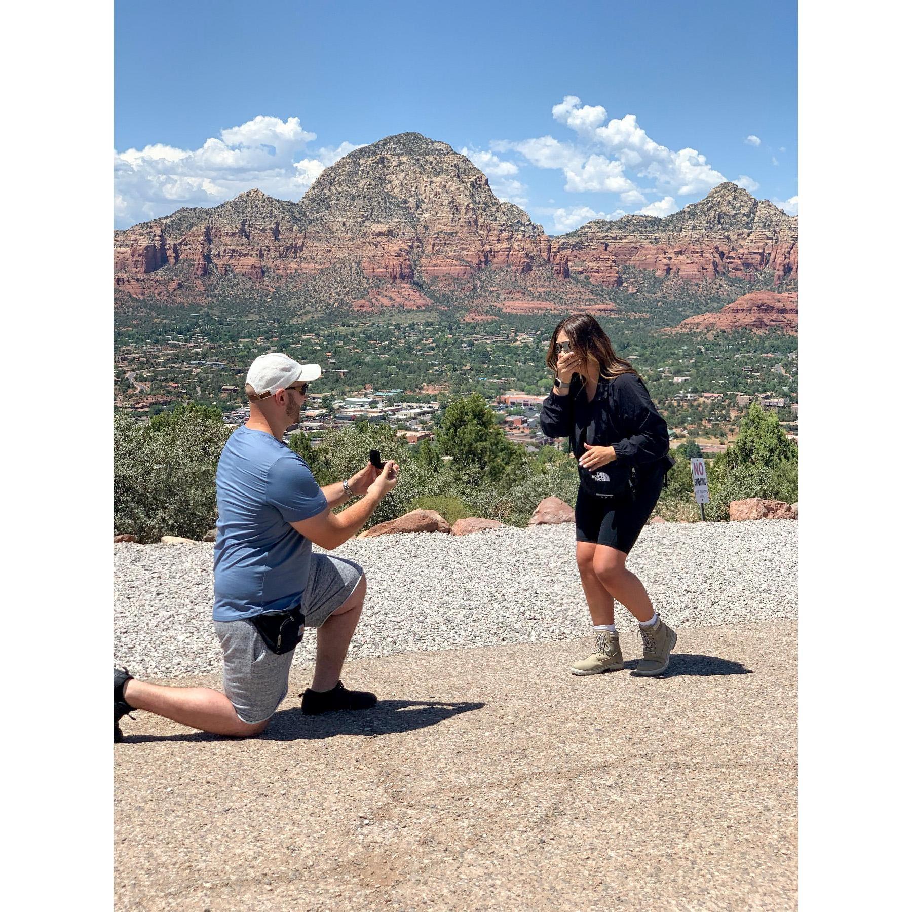Proposal in Sedona, AZ