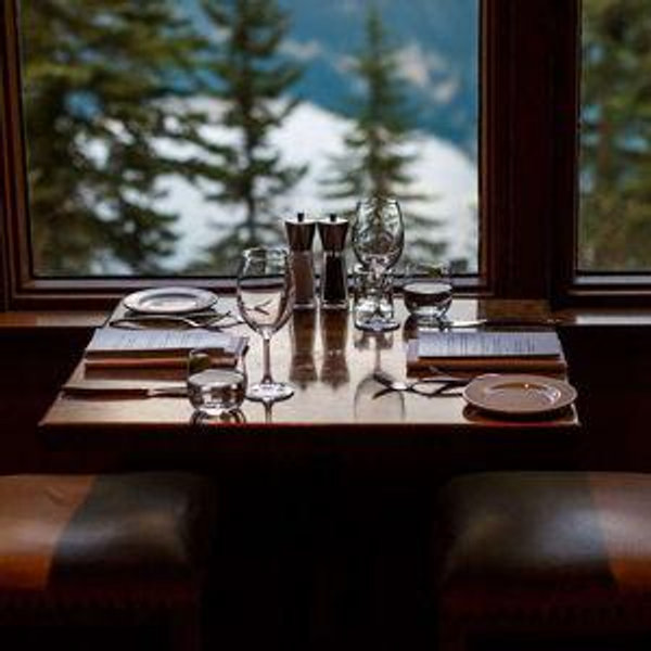 Dinner at Mount Burgess Dining Room - Emerald Lake