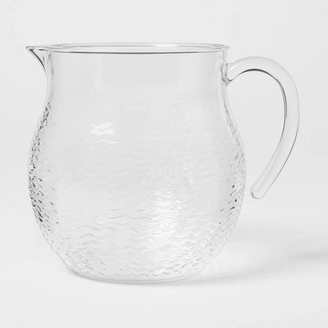 95oz Plastic Wave Texture Beverage Pitcher - Opalhouse™
