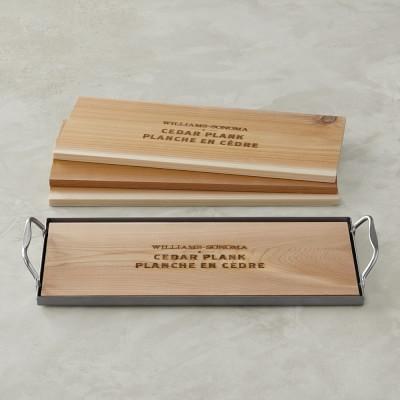 Williams Sonoma Cedar Planks, Set of 4, with Plank Saver