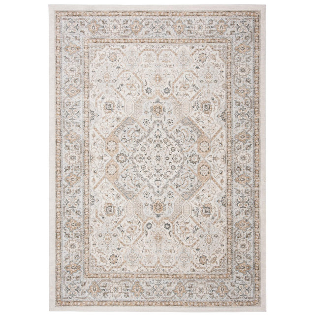 Isabella ISA916 Power Loomed Area Rug - Cream/Beige - 8'x10' - Safavieh
