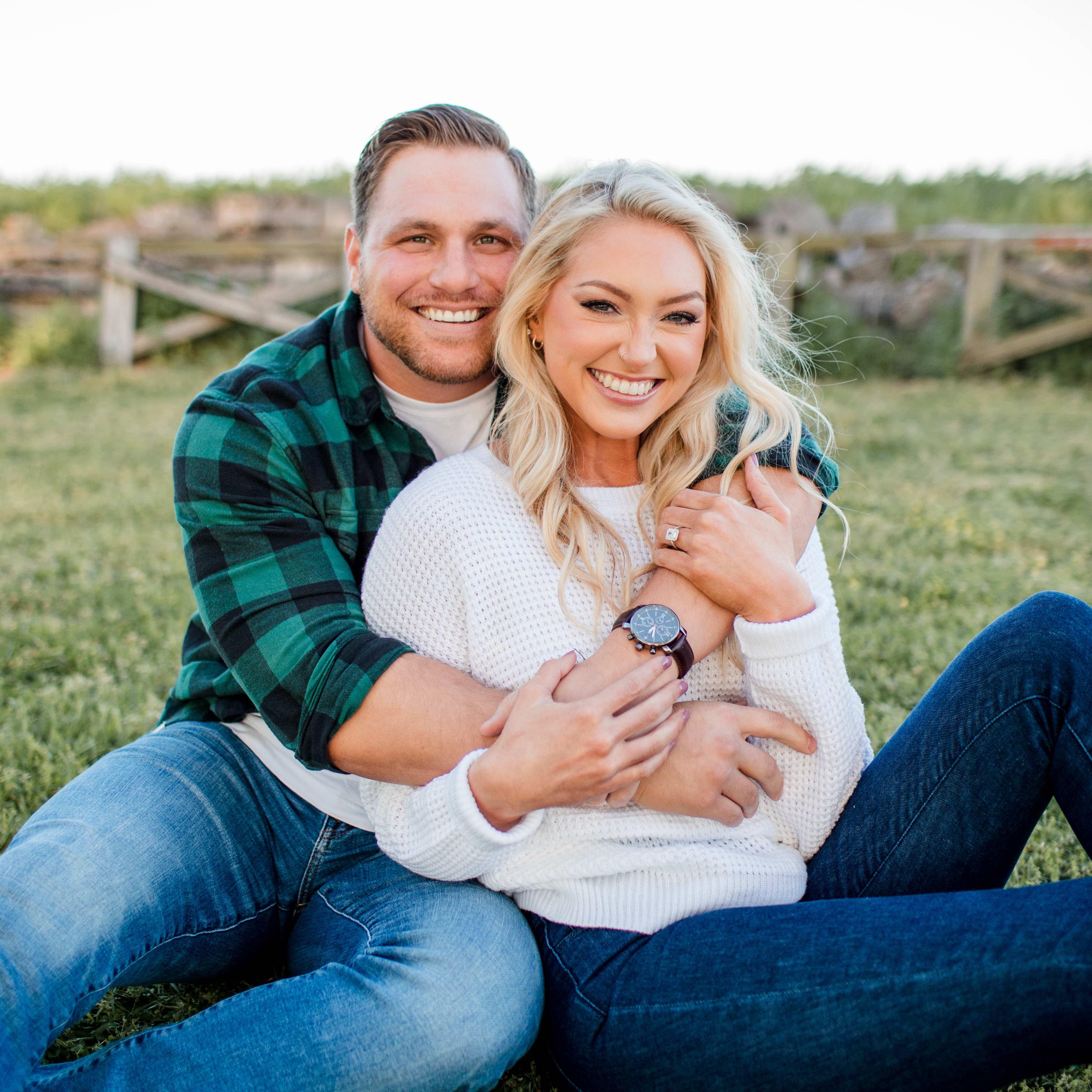 Our engagement pics were taken at the spot where we had our unofficial first date :)