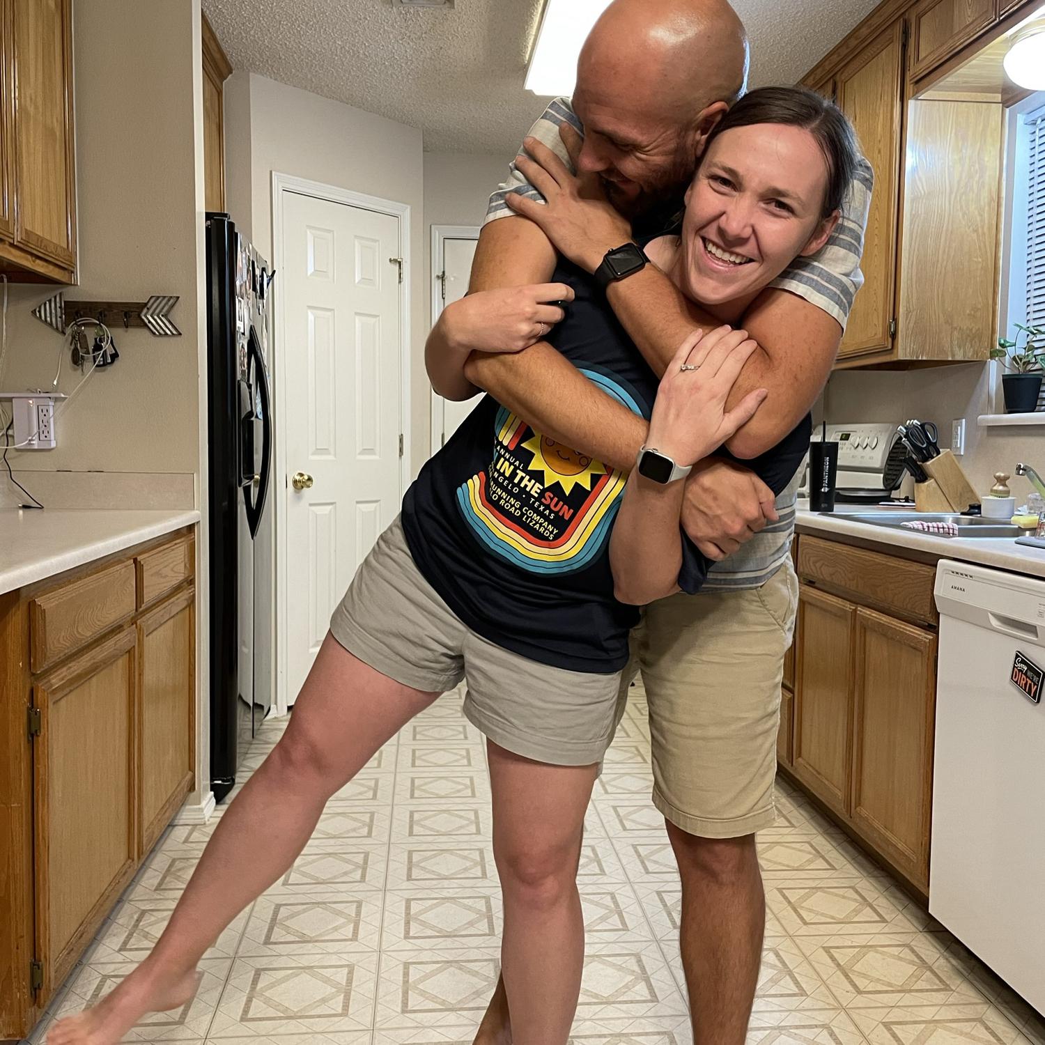 June 23, 2023 - The night Curtis COMPLETELY surprised Brit and asked her to marry him in Brit's kitchen. The kitchen is where all of the big conversations happened, so it was the perfect spot. ♥️💍