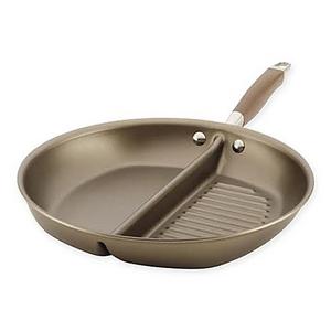 Anolon® Advanced Umber 12.5-Inch Divided Grill and Griddle Skillet