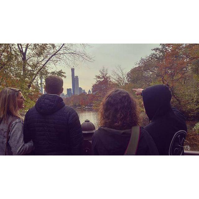 Visiting NYC with Erica's family.