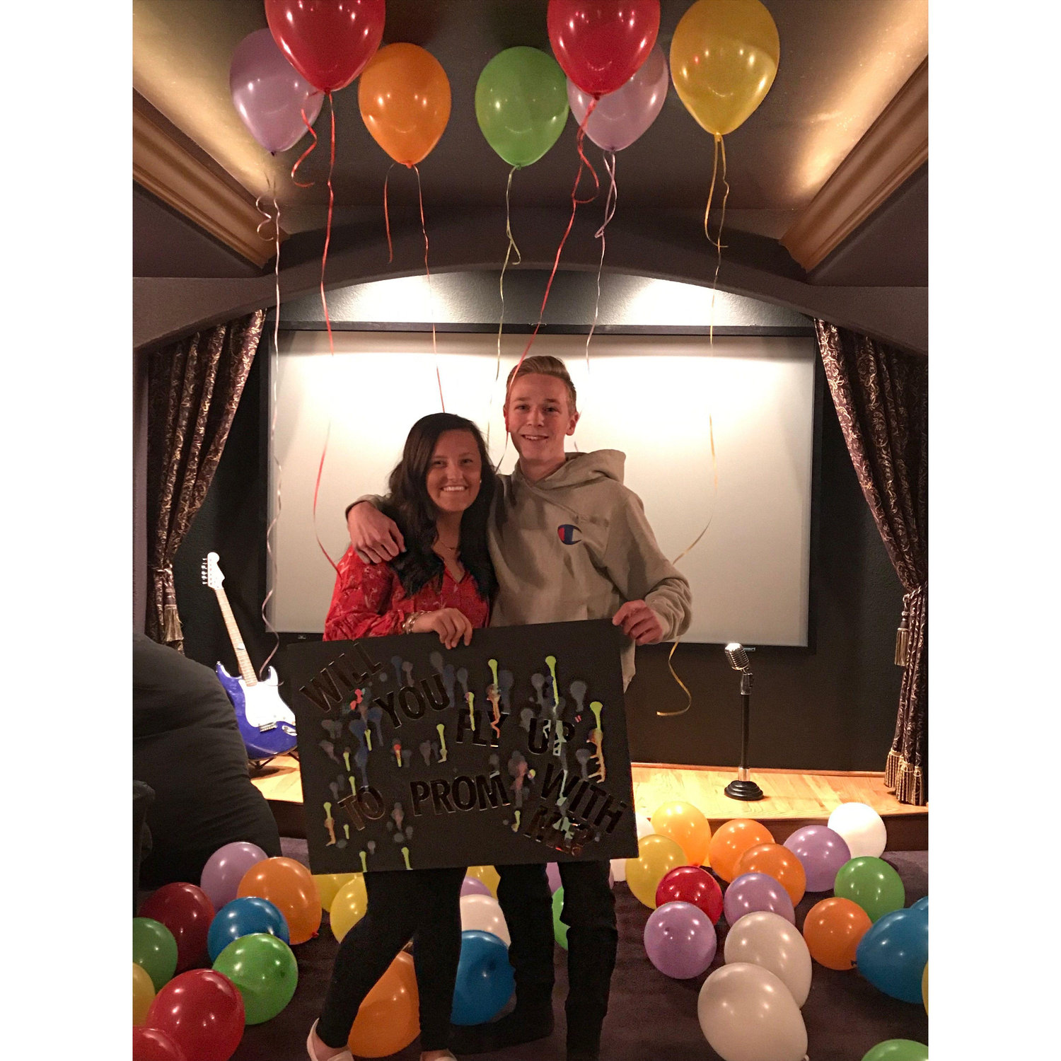 Porshea asking Luke to her DC prom in 2019