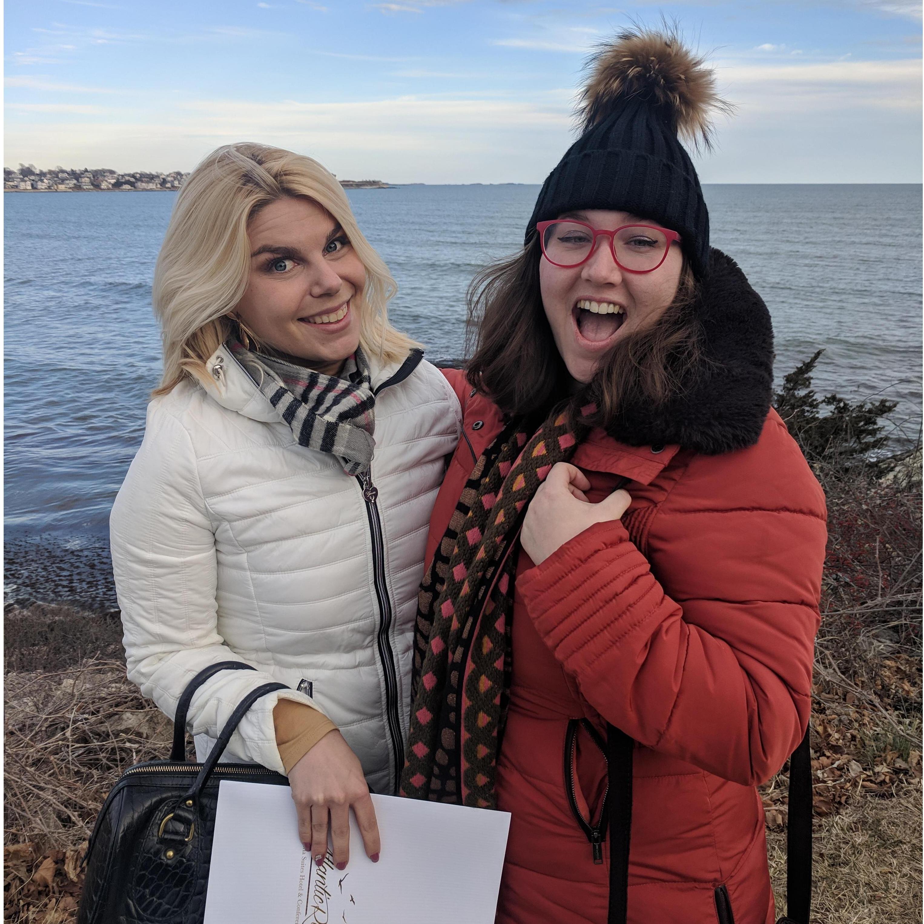 Cliff Walk in Newport, Rhode Island