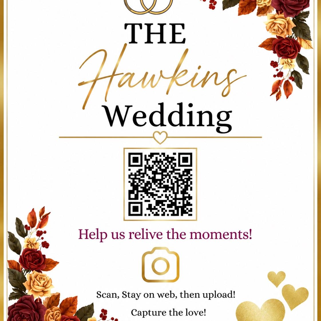 Help us relive the moment by scanning our QR code and uploading your best moments ❤️