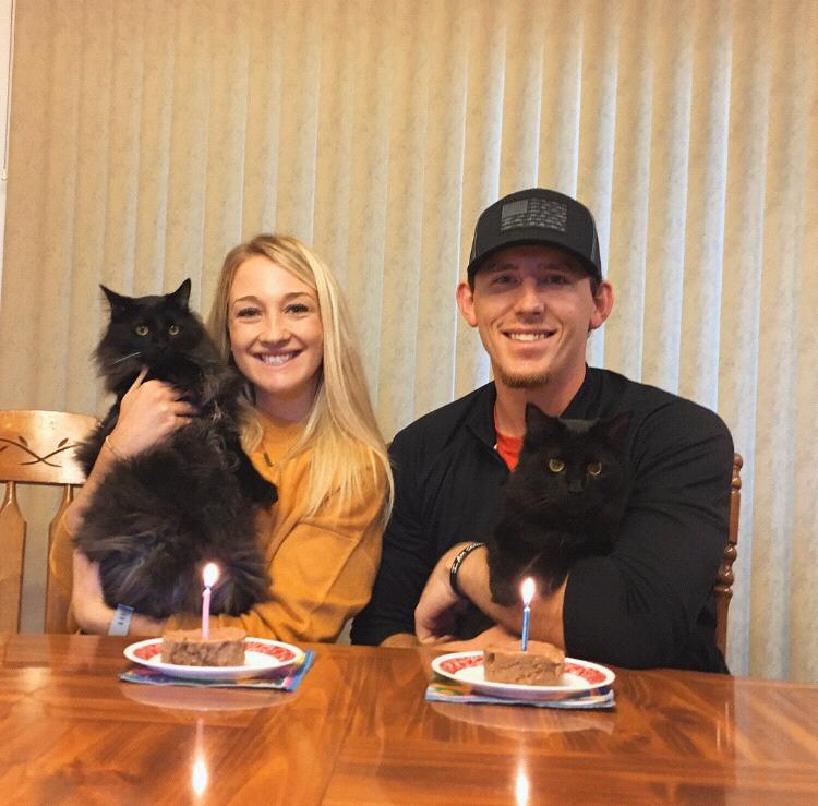 Yep, we are crazy cat parents... 1st birthday