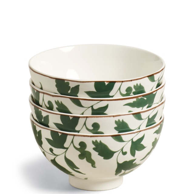 Sherwood Bowls, Set of Four – Emerald