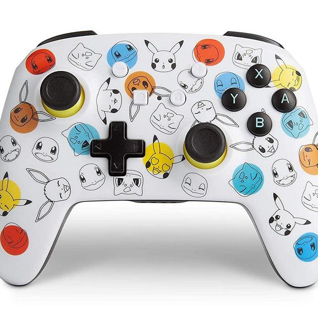 PowerA Enhanced Wireless Controller for Nintendo Switch - Pokemon Expressions - Nintendo Switch