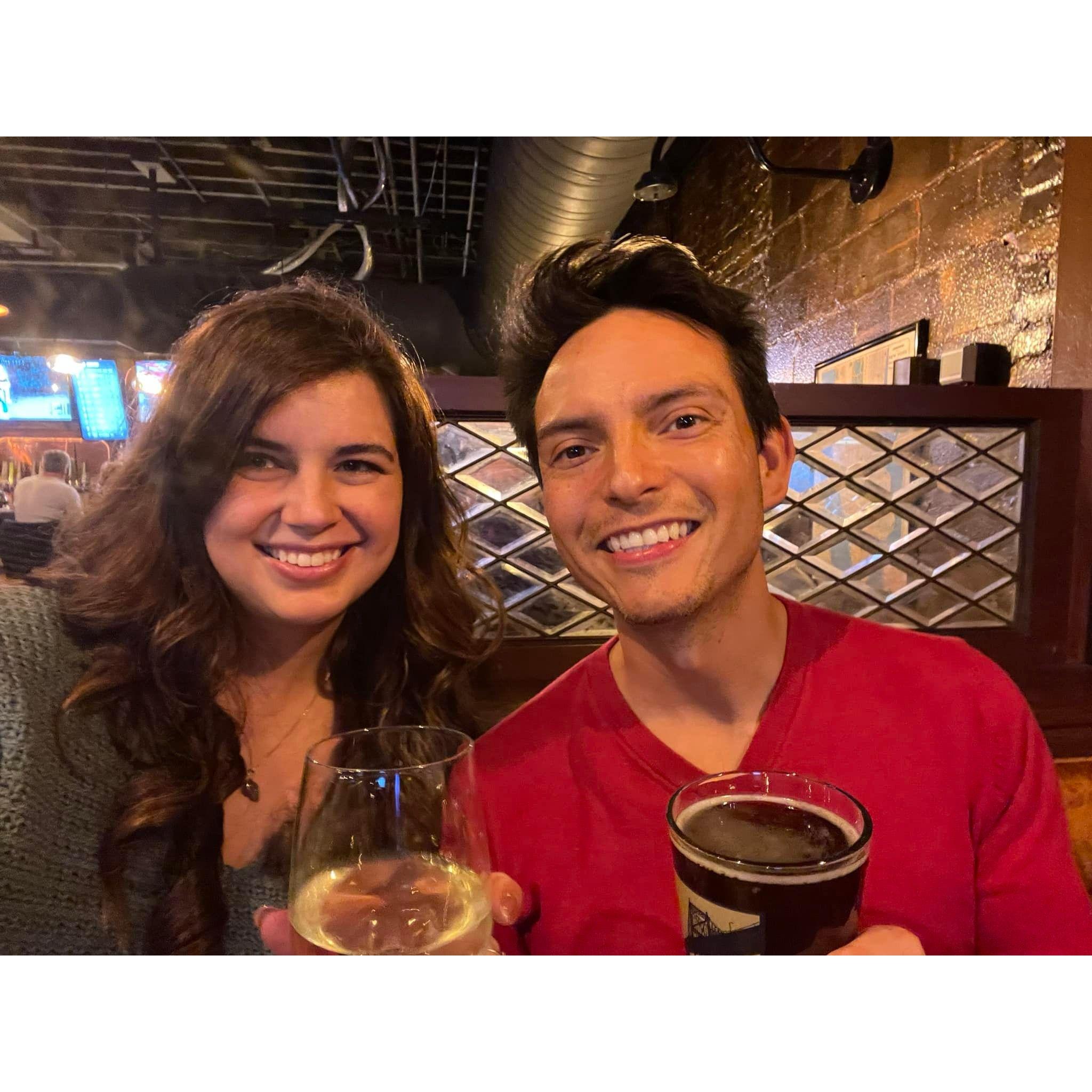 Out on the town for a date night!