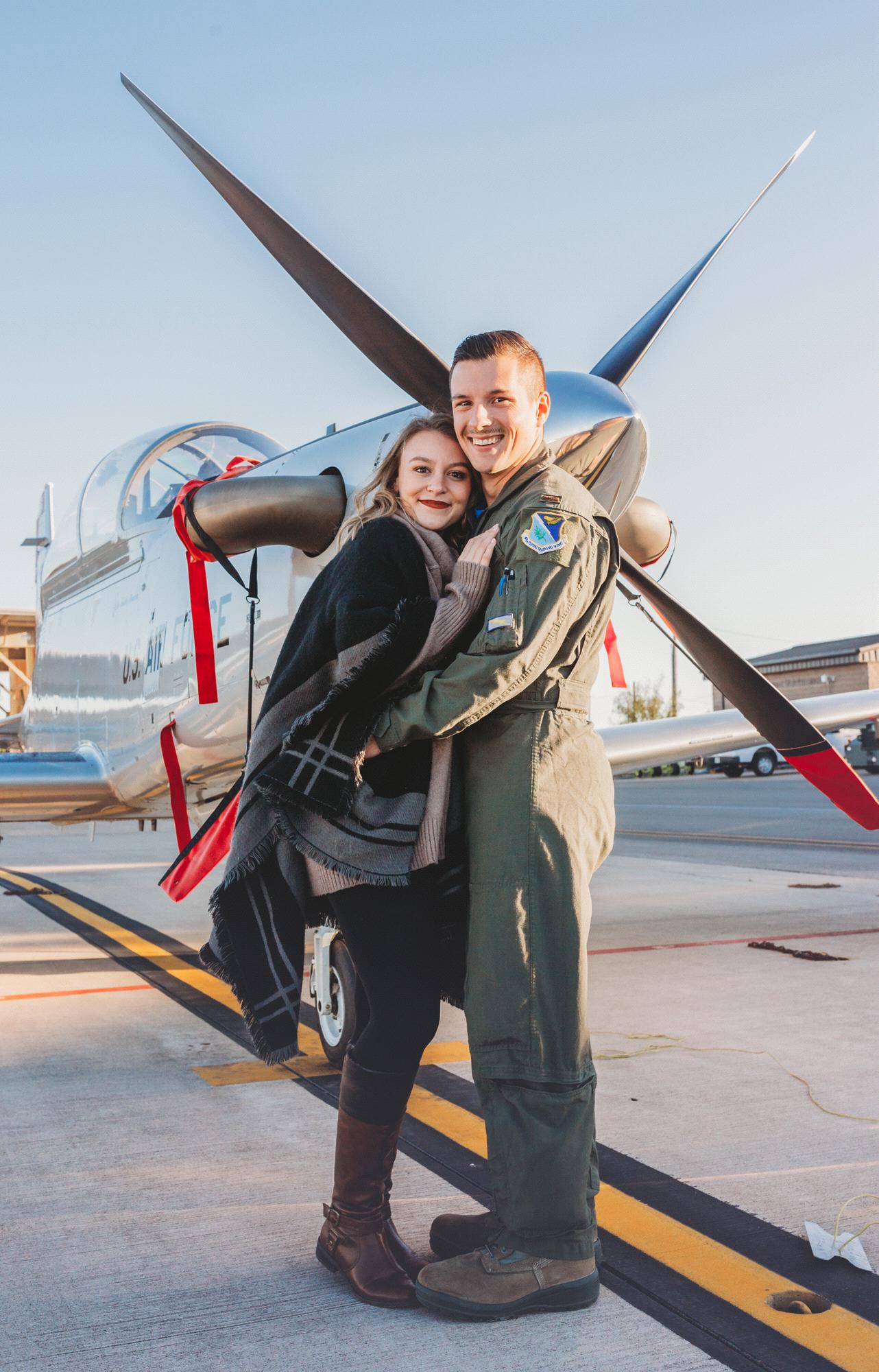 Flight Line Christmas Photos (featuring Jake’s mustache)