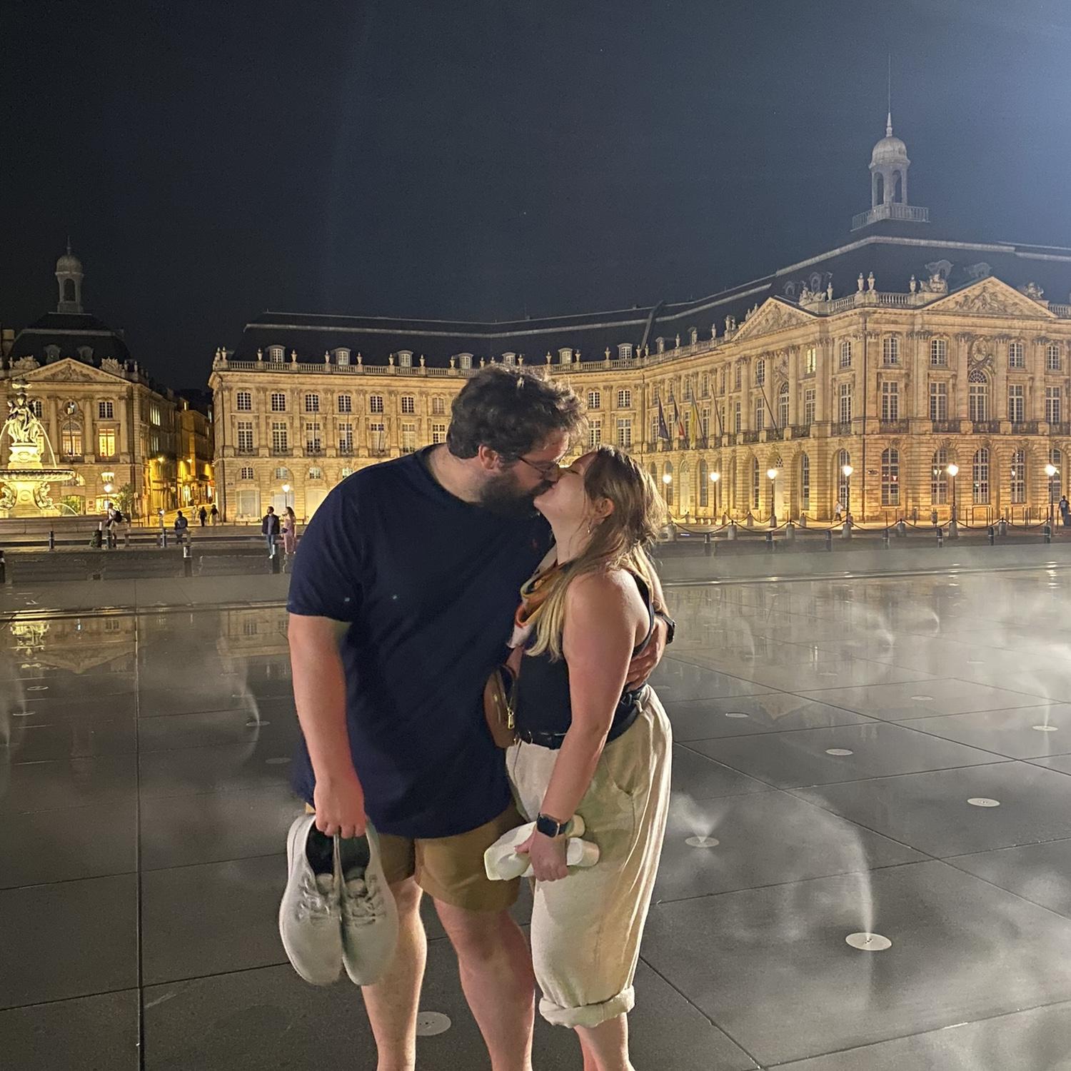 Miroir d’Eau in Bordeaux, France