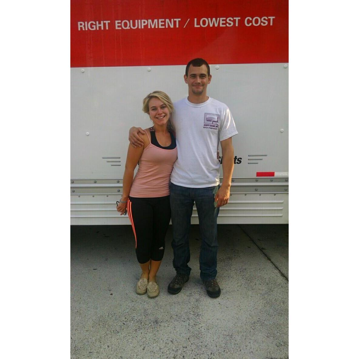 November 1st, 2015, we packed up a UHaul full of Marne's families old furniture in Florida and brought it up to Greenwood Lake, where we got our first house together!