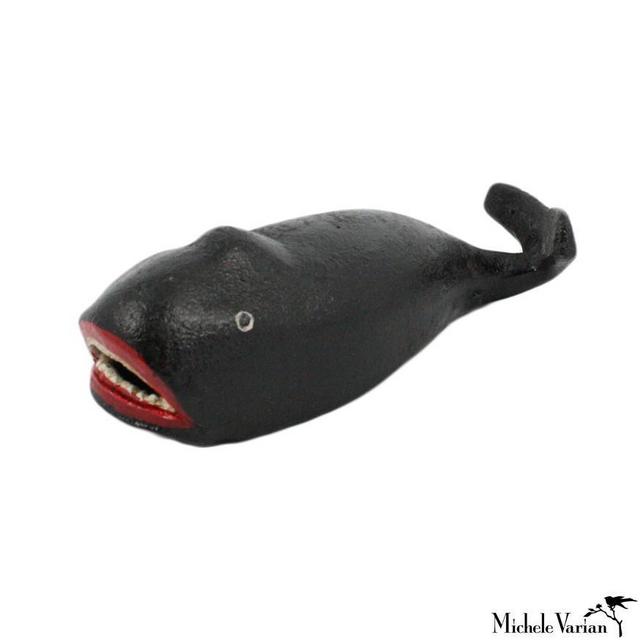Michele Varian Cast Iron Whale Bottle Opener