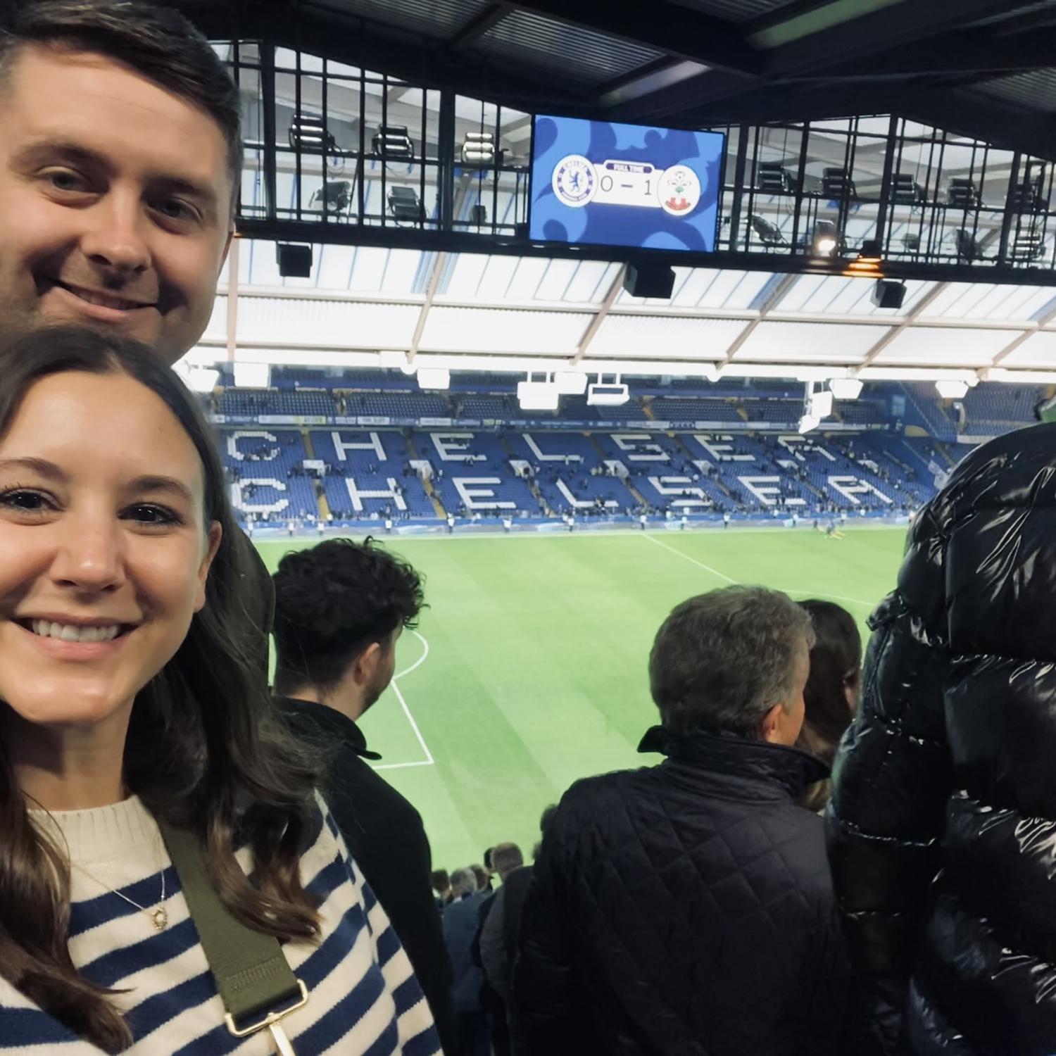 Our first Chelsea game together