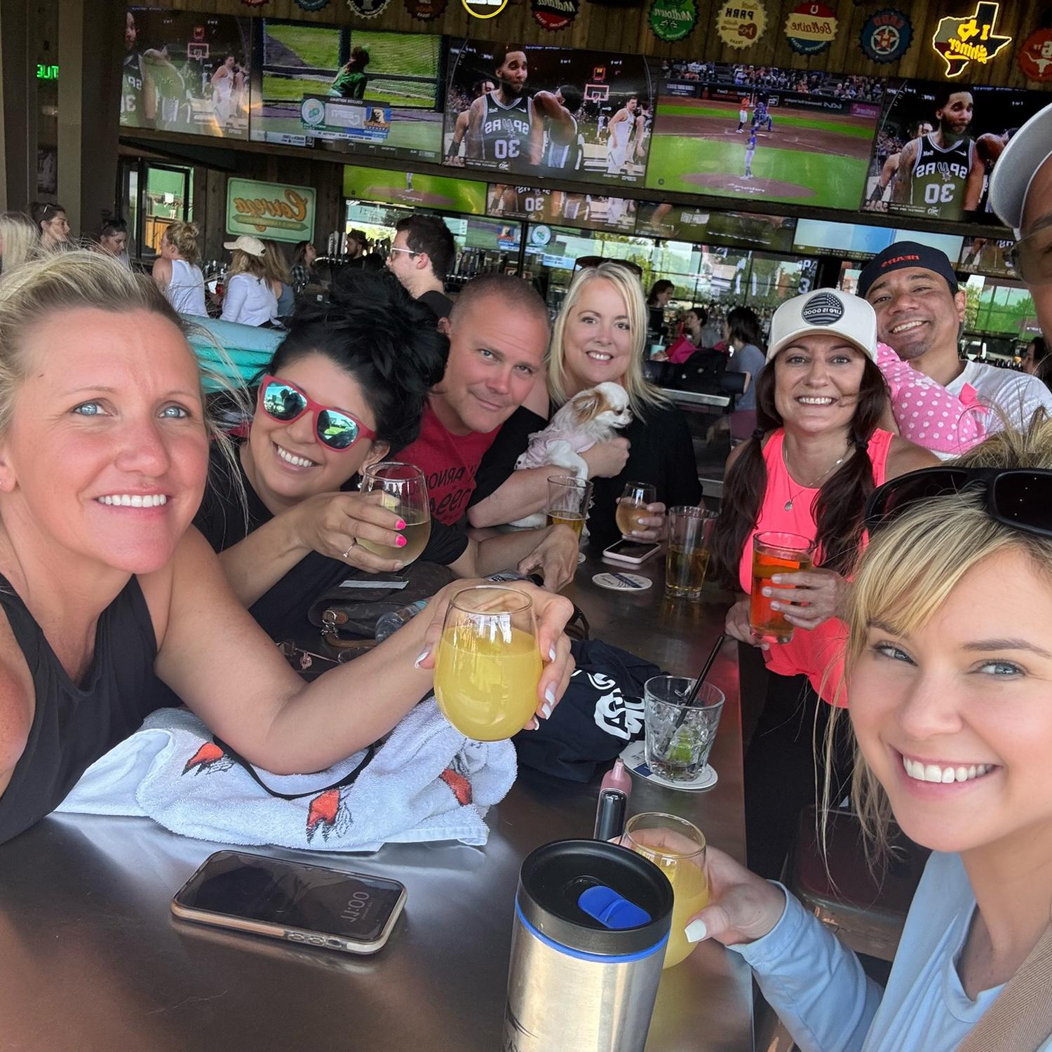 Day drinking with Goats 🐐 and Mimosas 🥳🎉🐐