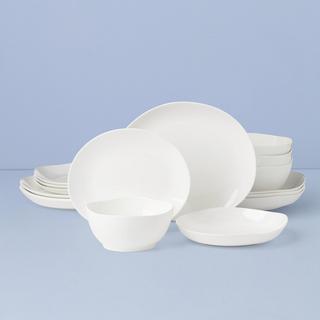 Studio 1414 Curve 16-Piece Dinnerware Set, Service for 4