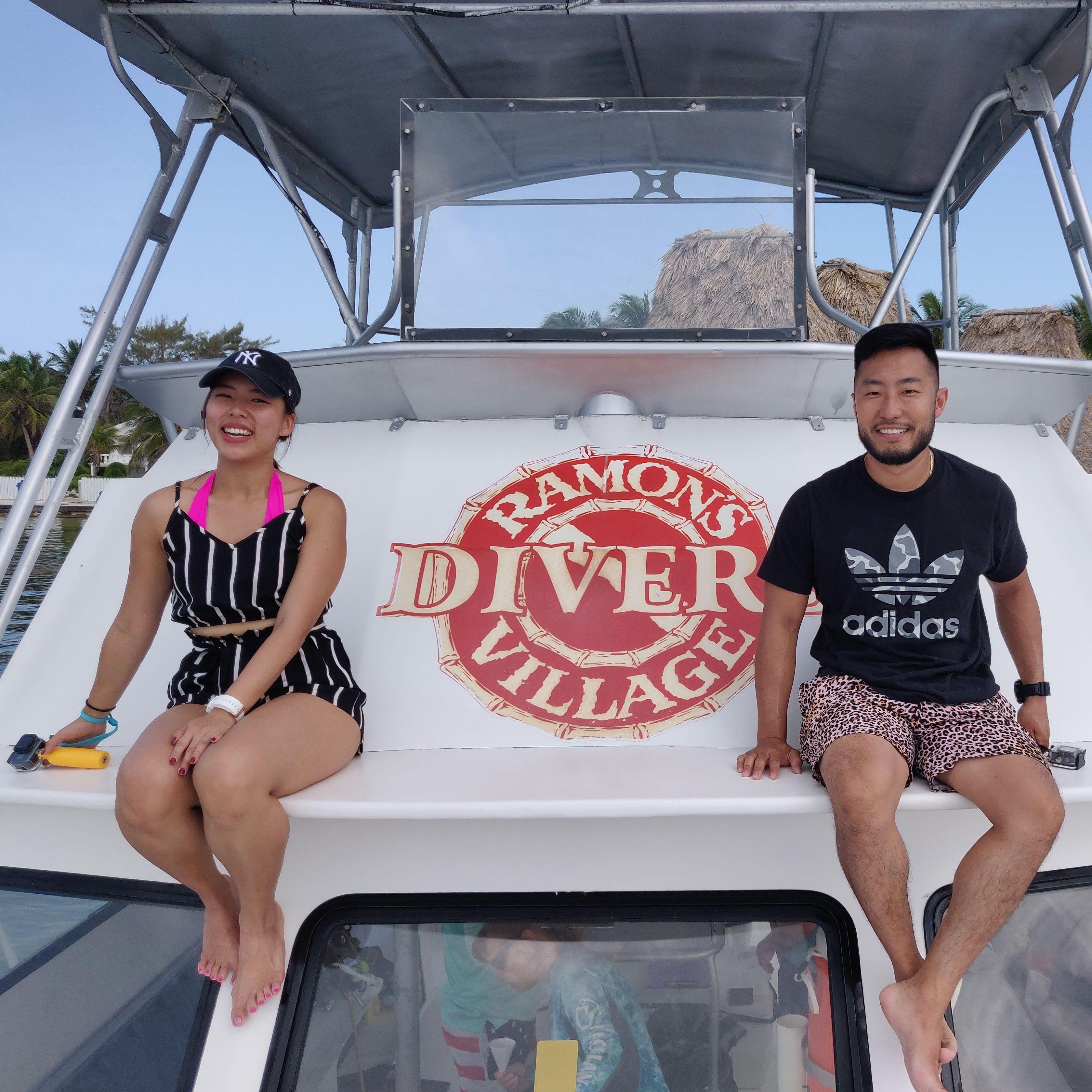 Our most favorite diving trip together in Belize