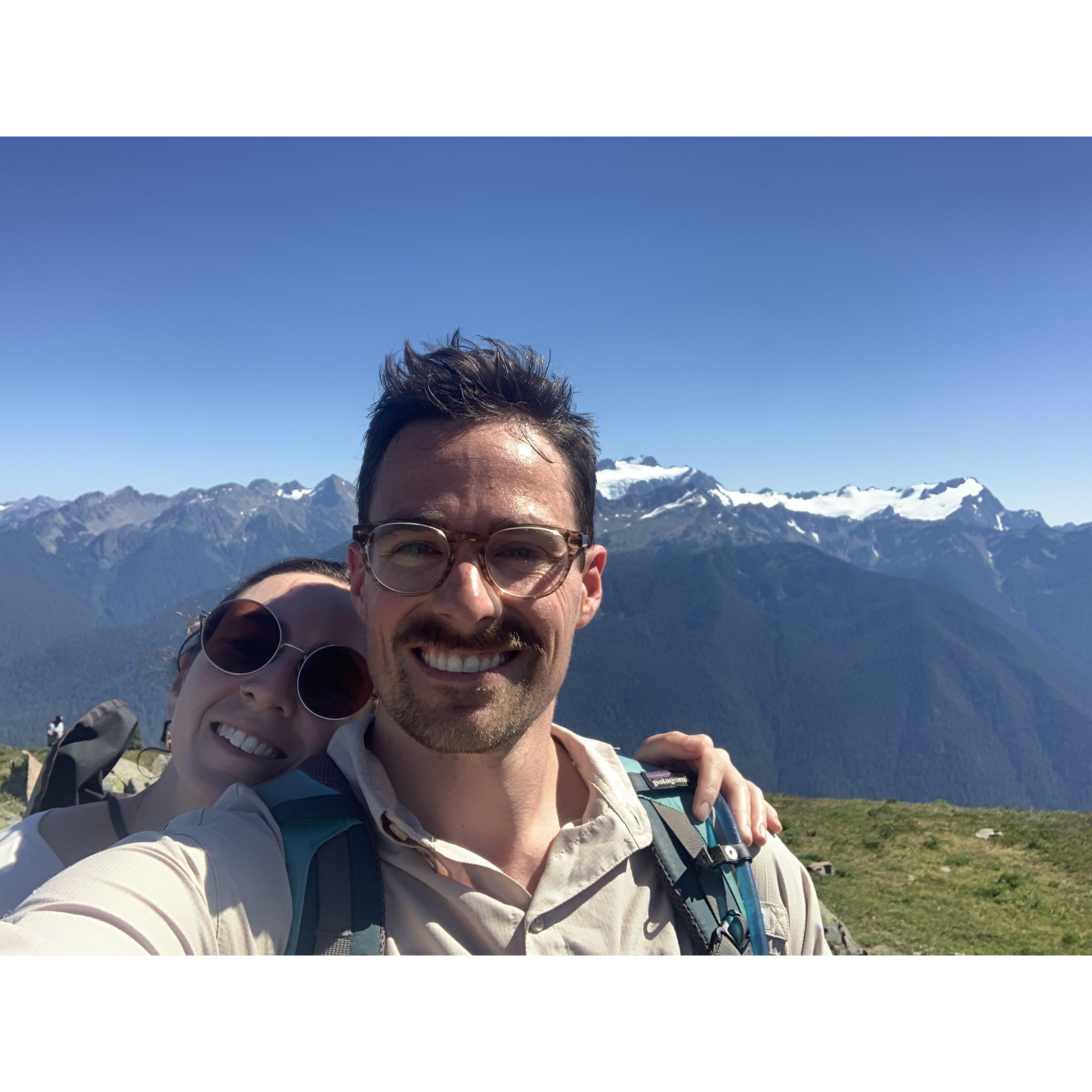 We climbed a mountain and collected salamanders