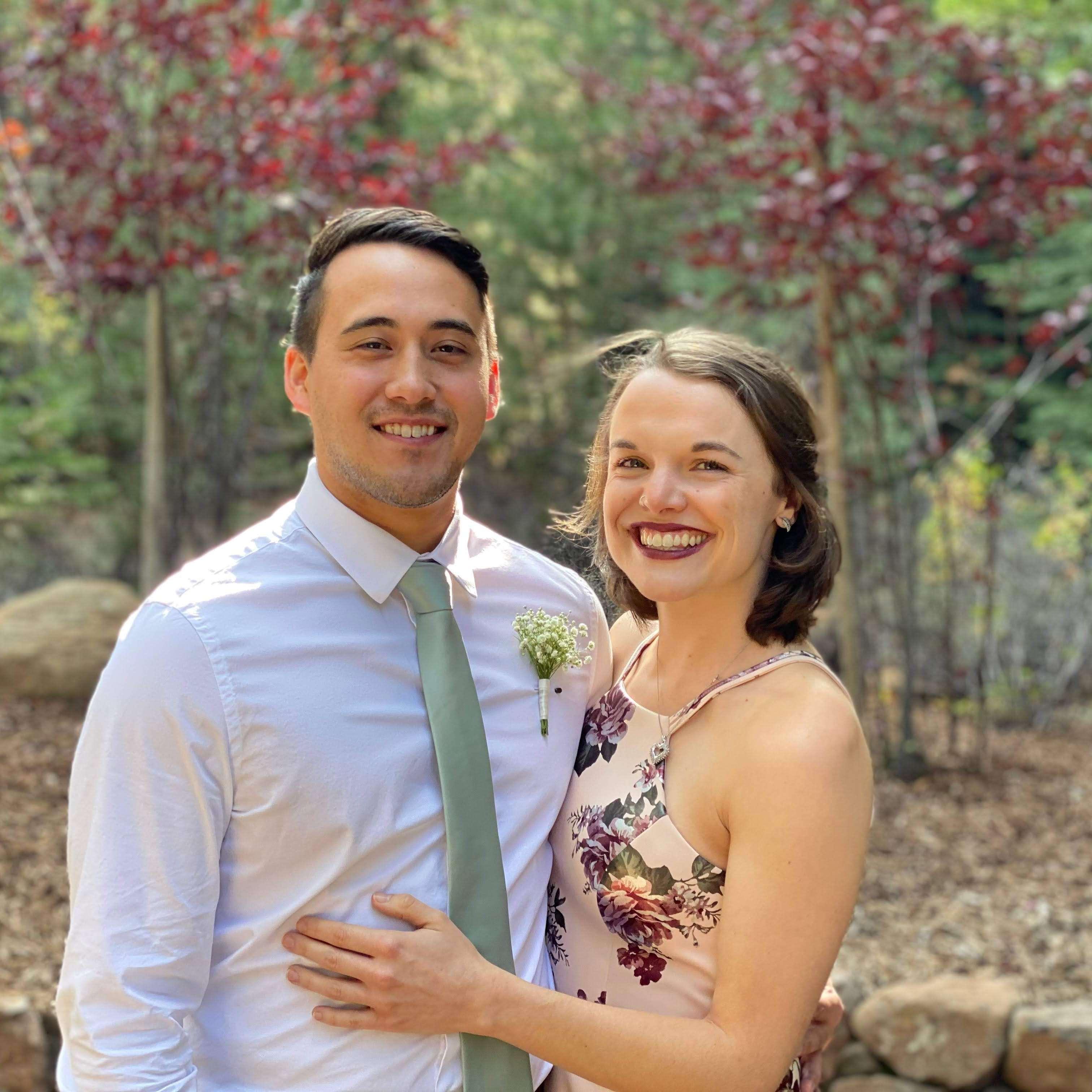 The first wedding we went to together 