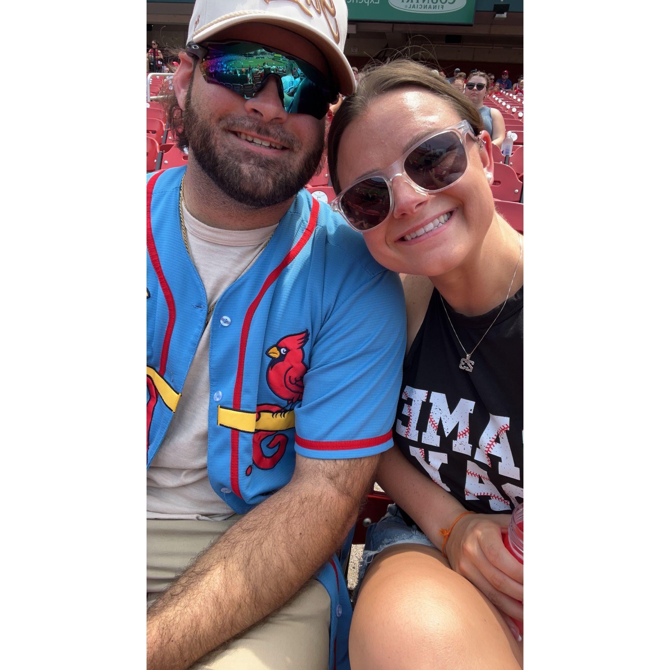 Our first Cardinals game together : MO | Busch Stadium July 2024