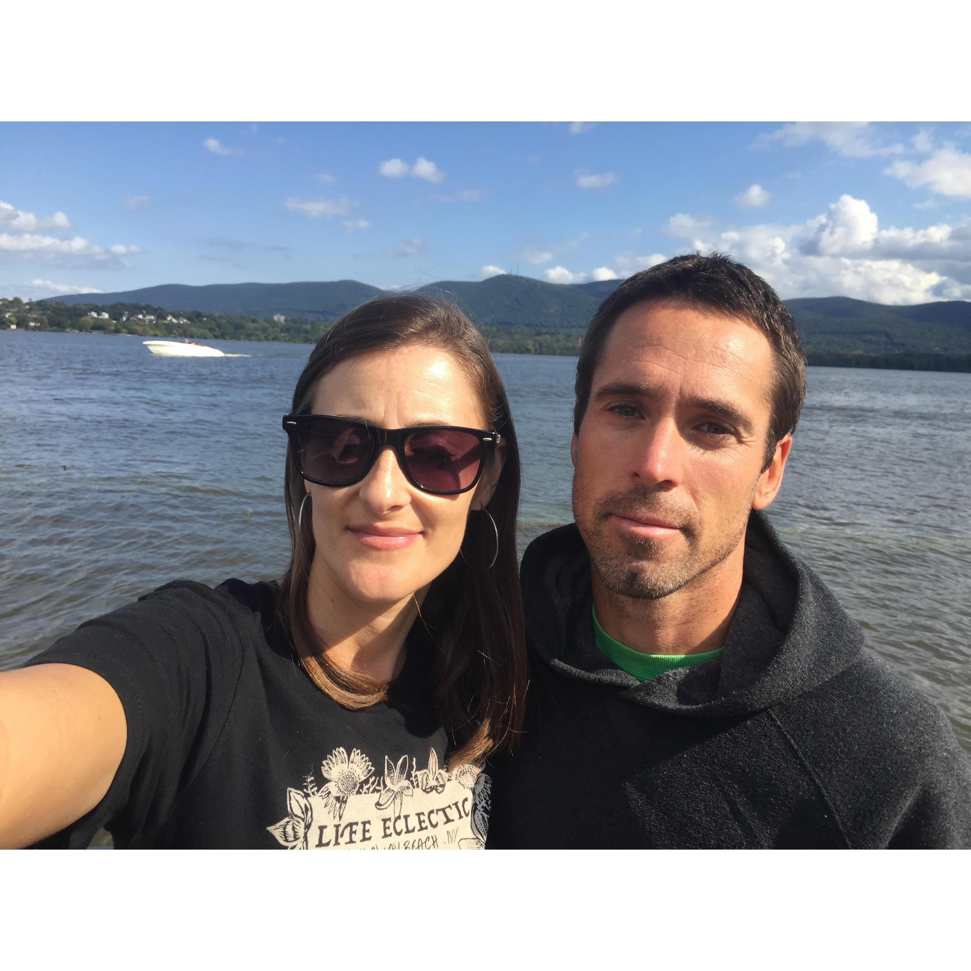 This was taken on one of our many hiking trips in upstate NY